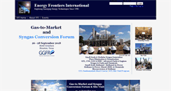 Desktop Screenshot of energyfrontiers.org